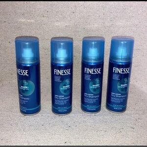 4 pack Finesse Dry Shampoo Spray 2oz each Shape Strengthen Fullness Travel 2oz￼